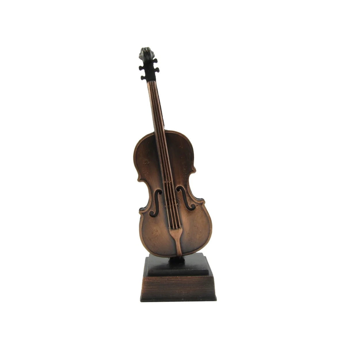 Miniature Metal Violin Instrument Desk Accessory