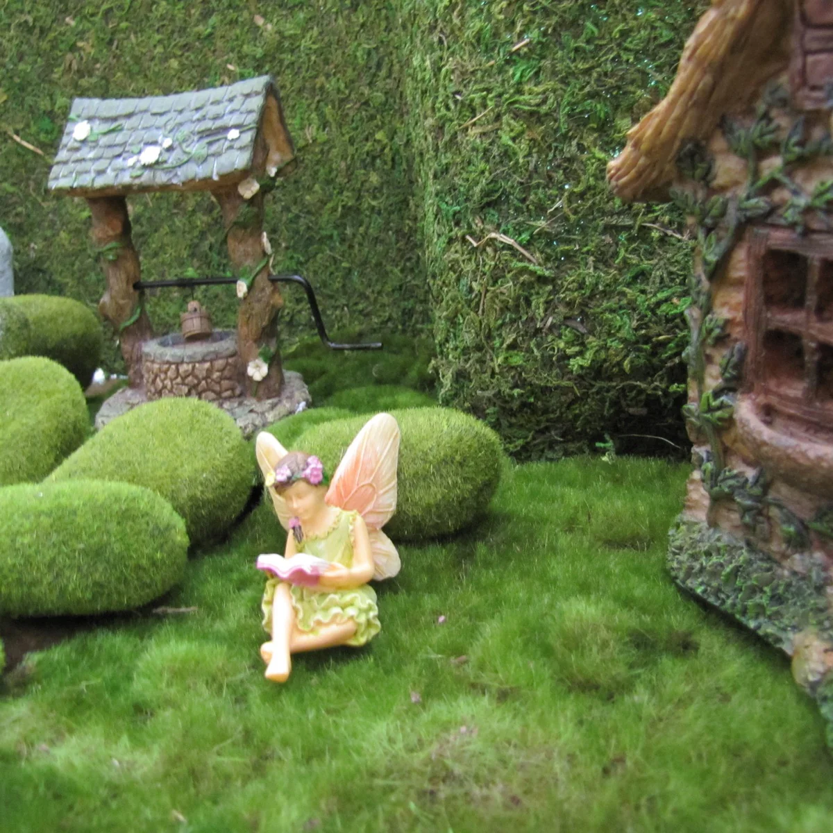 Mini Wishing Water Well Fairy Garden Ornament Dollhouse Figurines House Decor - Image 8