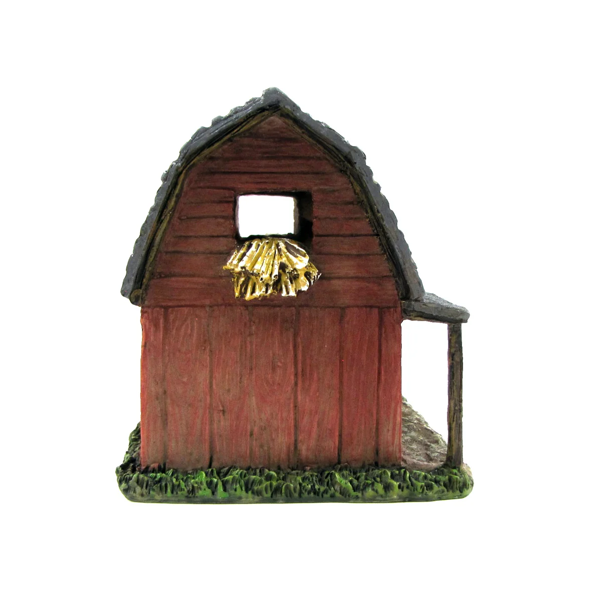 Miniature Red Barn Fairy Garden Accessory Dollhouse Decor Outdoor Gnome Ornament - Image 4