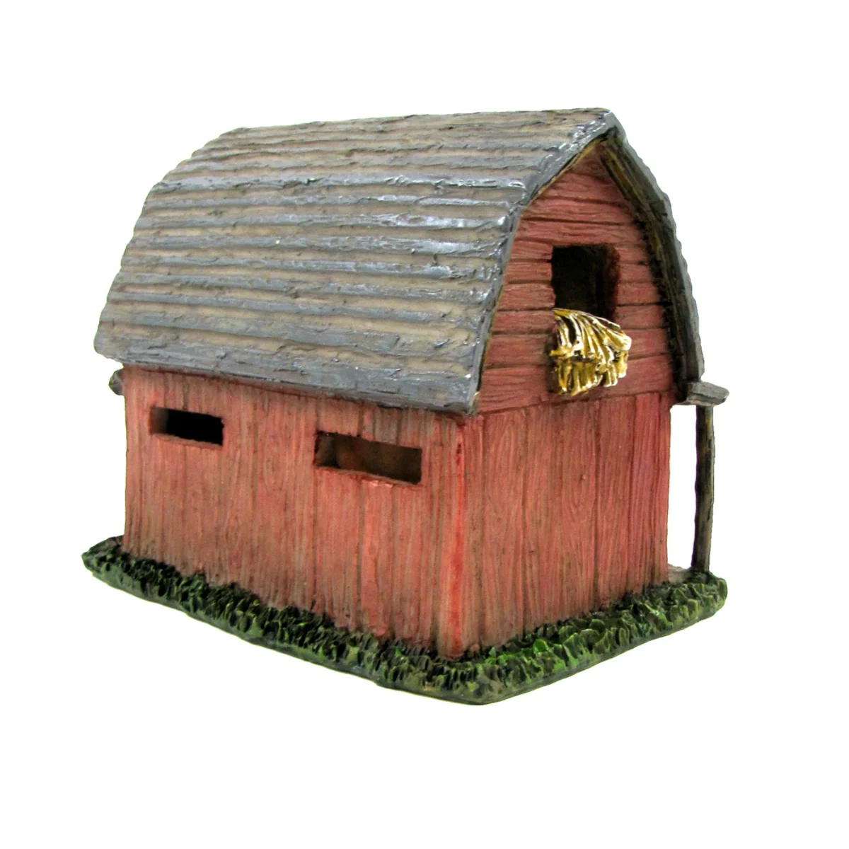 Miniature Red Barn Fairy Garden Accessory Dollhouse Decor Outdoor Gnome Ornament - Image 5