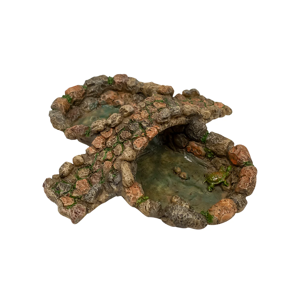 Miniature Stone Pond Fairy Garden Ornament Rock Pool Dollhouse Decor Accessory