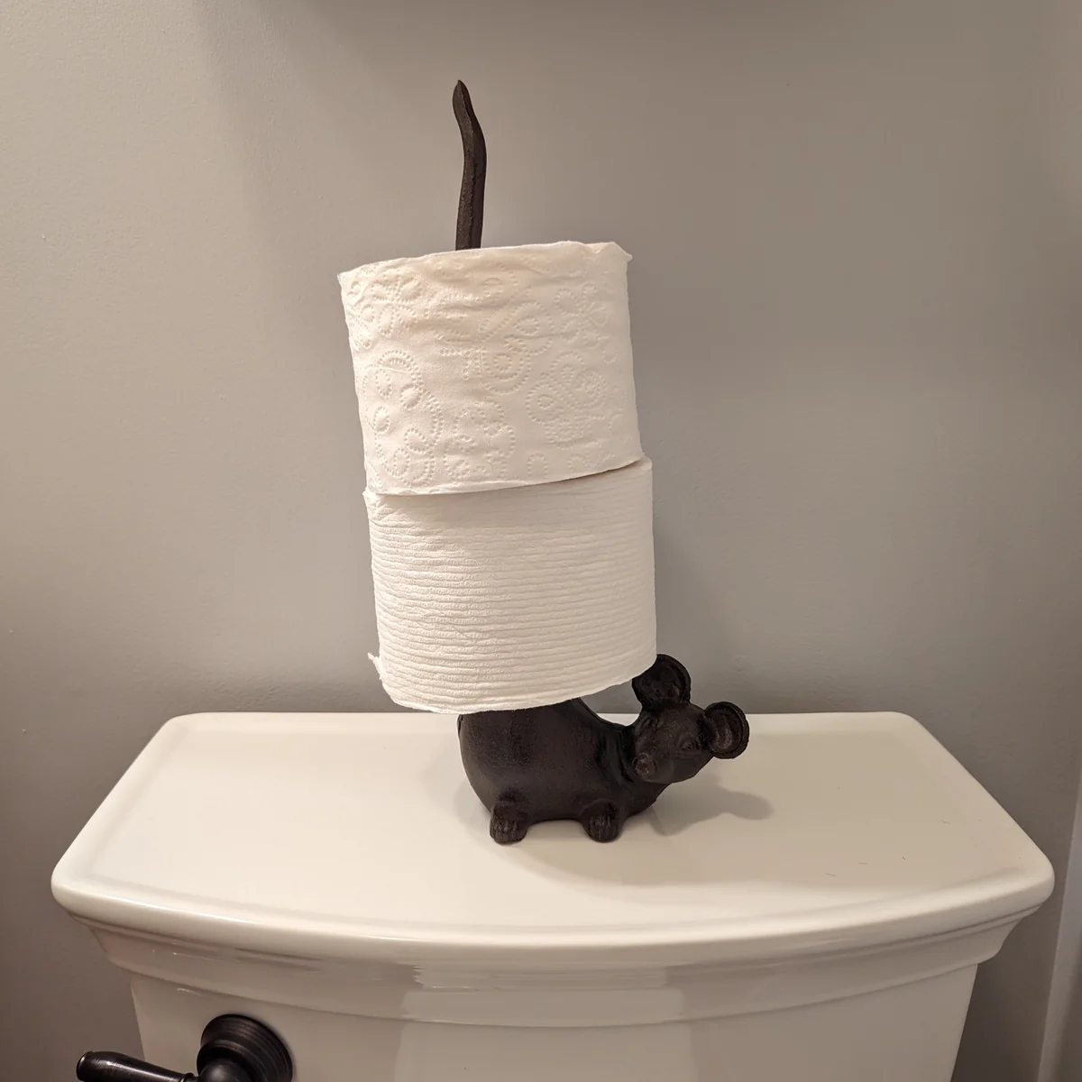 Mouse Bathroom TP Toilet Tissue Roll Holder Kitchen Paper Towel Stand Home Decor - Image 3