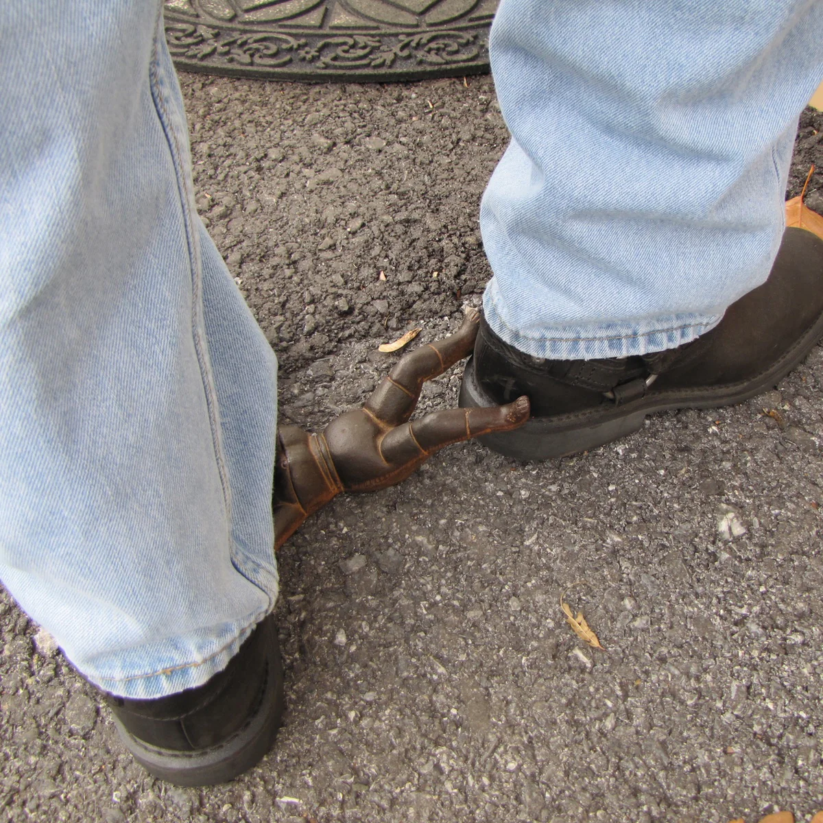 Nasty Nellie Vintage Naked Lady Cowboy Boot Jack - Image 3