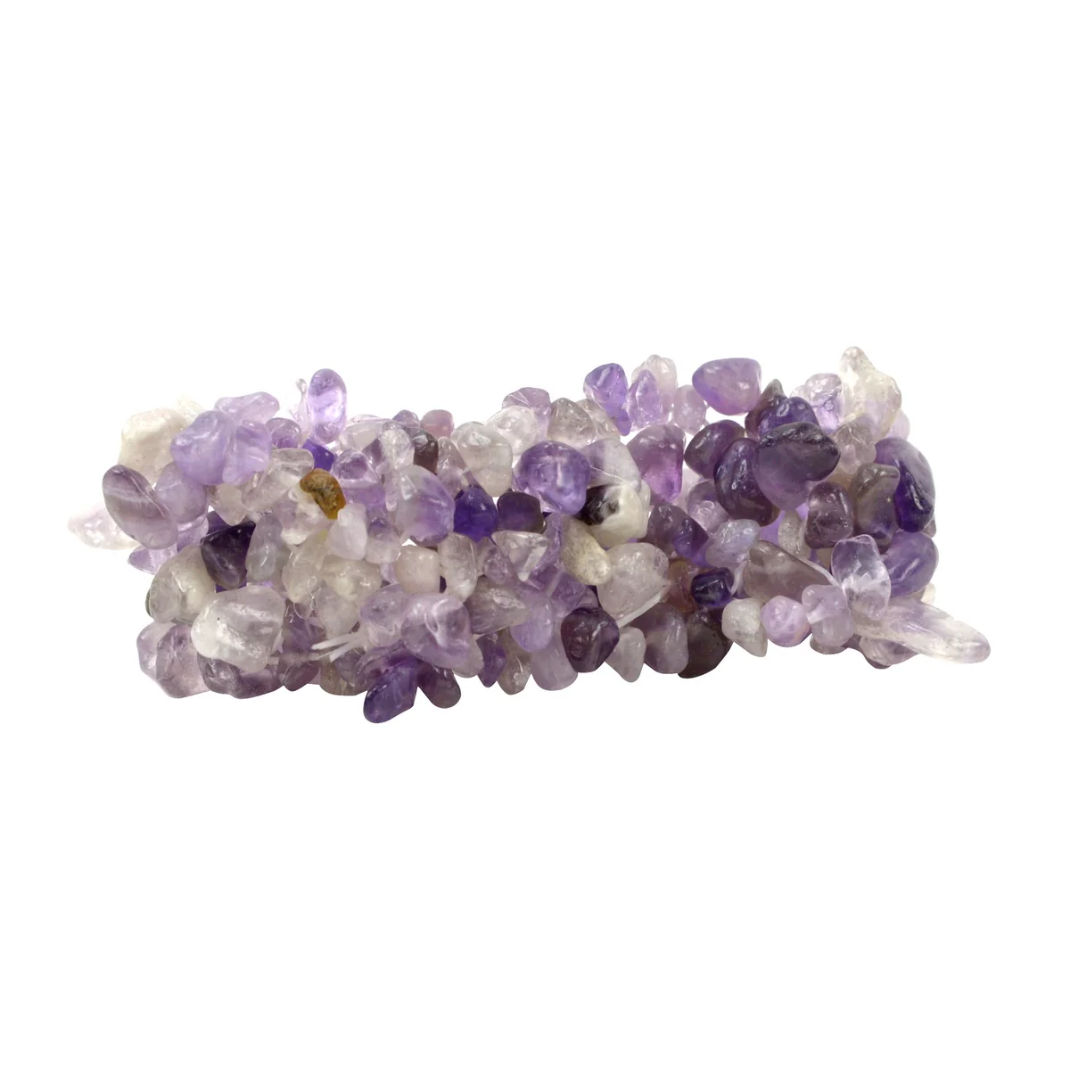 Natural Amethyst Gemstone Bead Fashion Bracelet Purple Reiki Heal Stone Jewelry