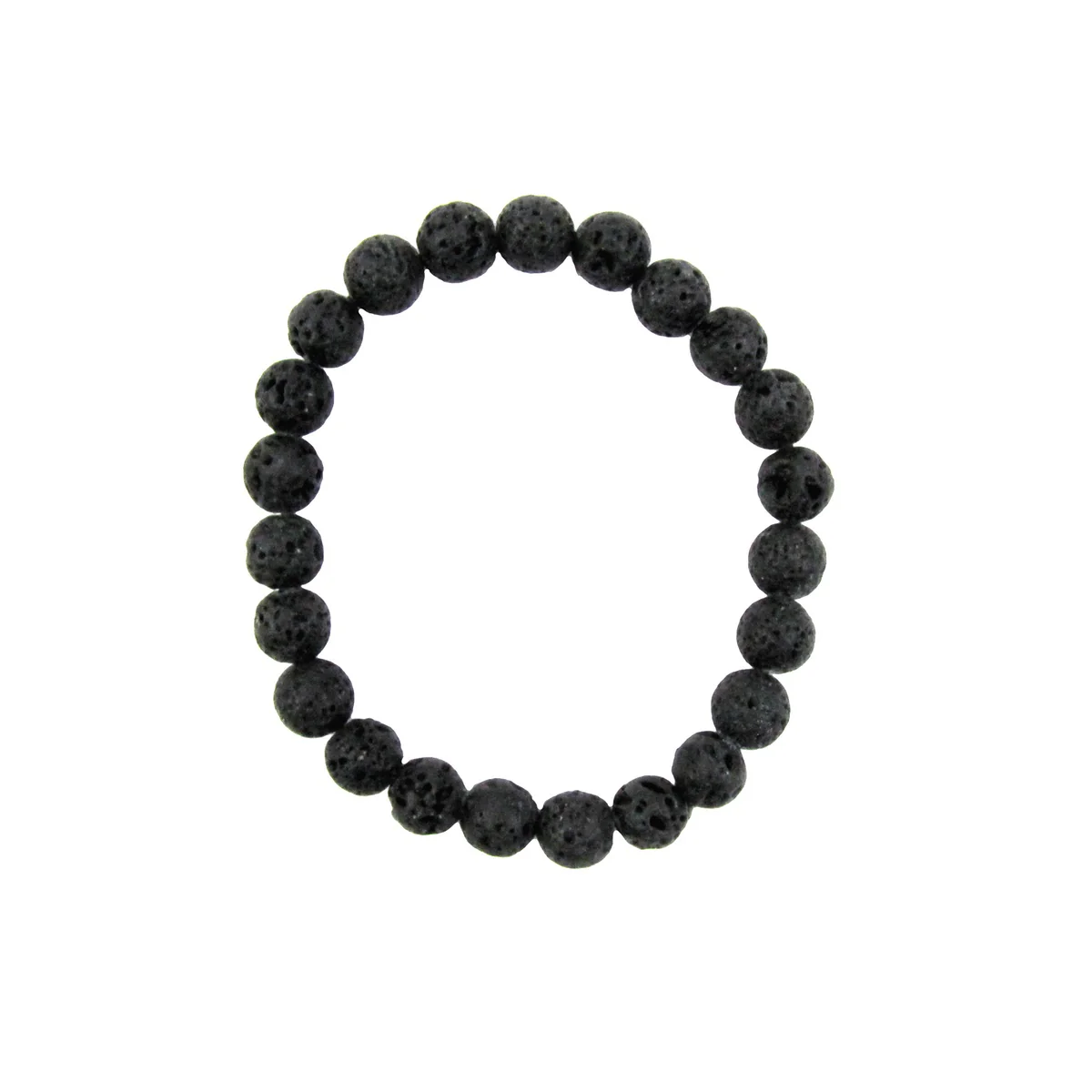 Natural Lava Rock Gemstone Bead Chakra Bracelet Energy Heal Reiki Stone Jewelry