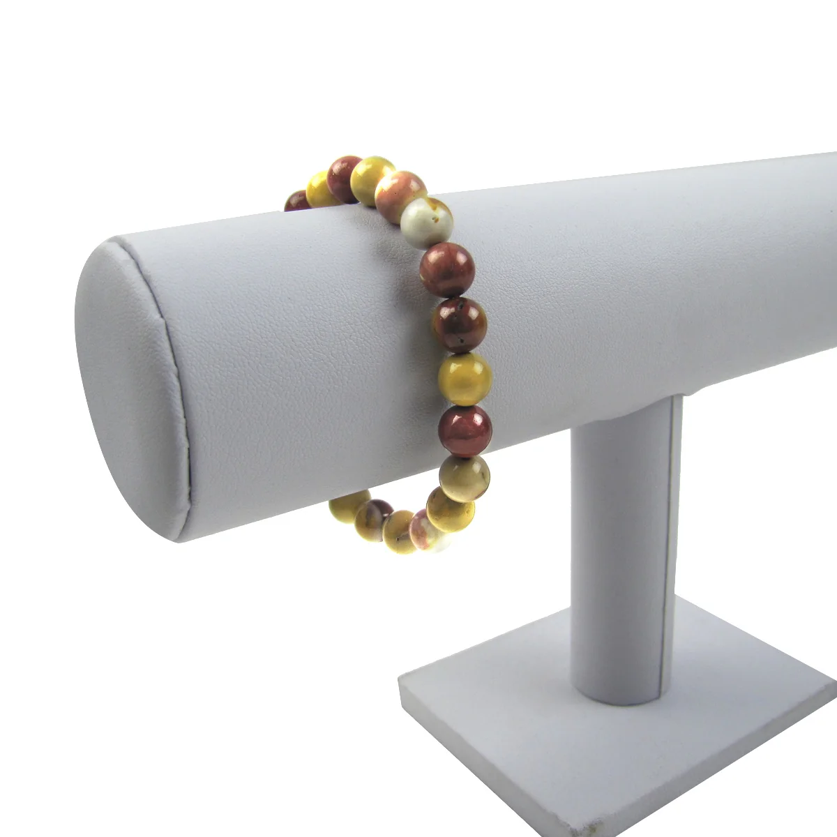 Natural Mookaite Gemstone Bead Chakra Bracelet Jasper Heal Reiki Stone Jewelry - Image 3