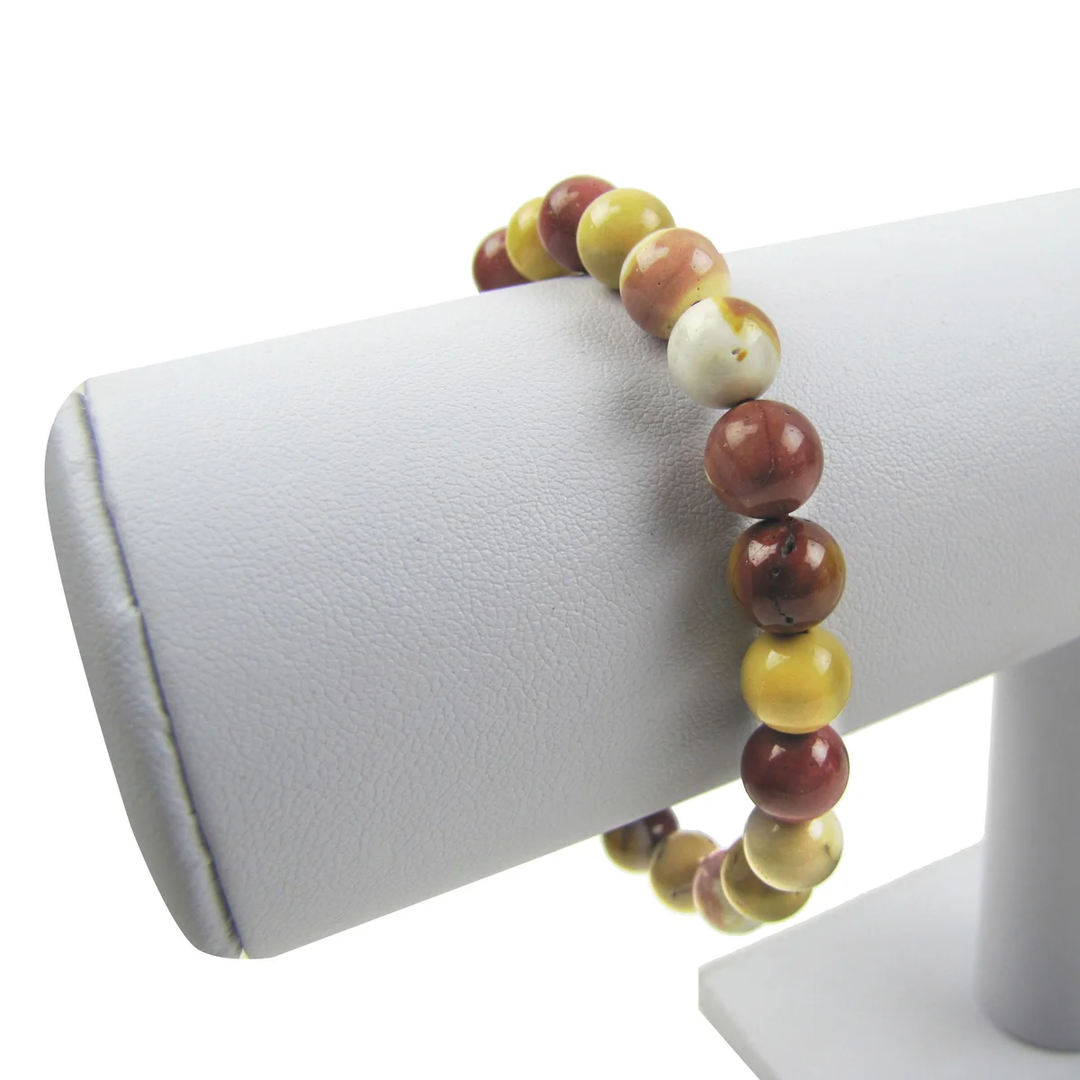 Natural Mookaite Gemstone Bead Chakra Bracelet Jasper Heal Reiki Stone Jewelry - Image 4