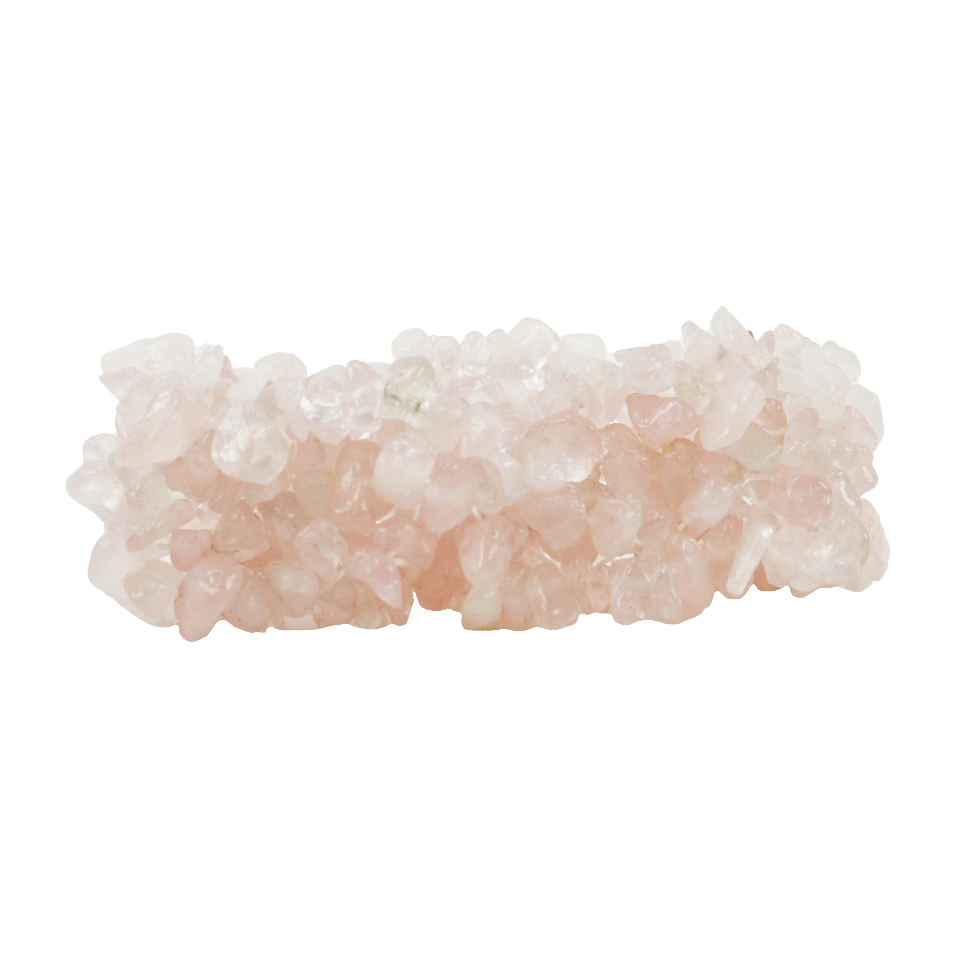 Natural Rose Quartz Gemstone Bead Fashion Bracelet Pink Reiki Heal Stone Jewelry