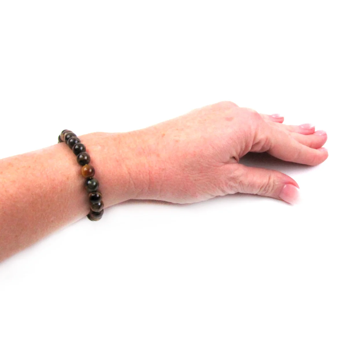 Natural Tiger Eye Gemstone Bead Chakra Bracelet Jasper Heal Reiki Stone Jewelry - Image 2