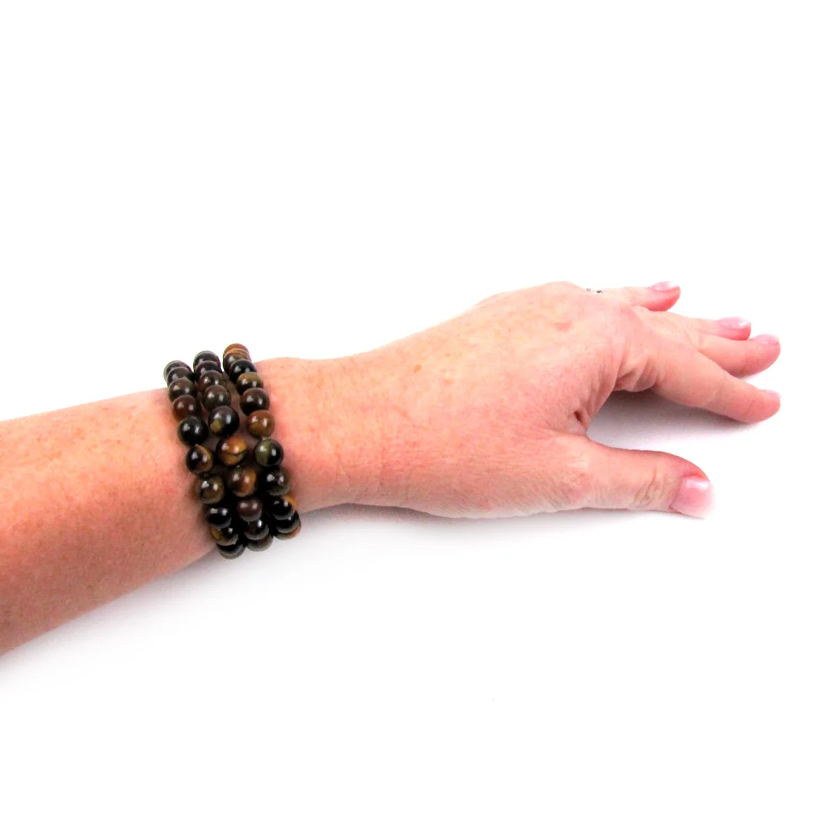 Natural Tiger Eye Gemstone Bead Chakra Bracelet Jasper Heal Reiki Stone Jewelry - Image 5