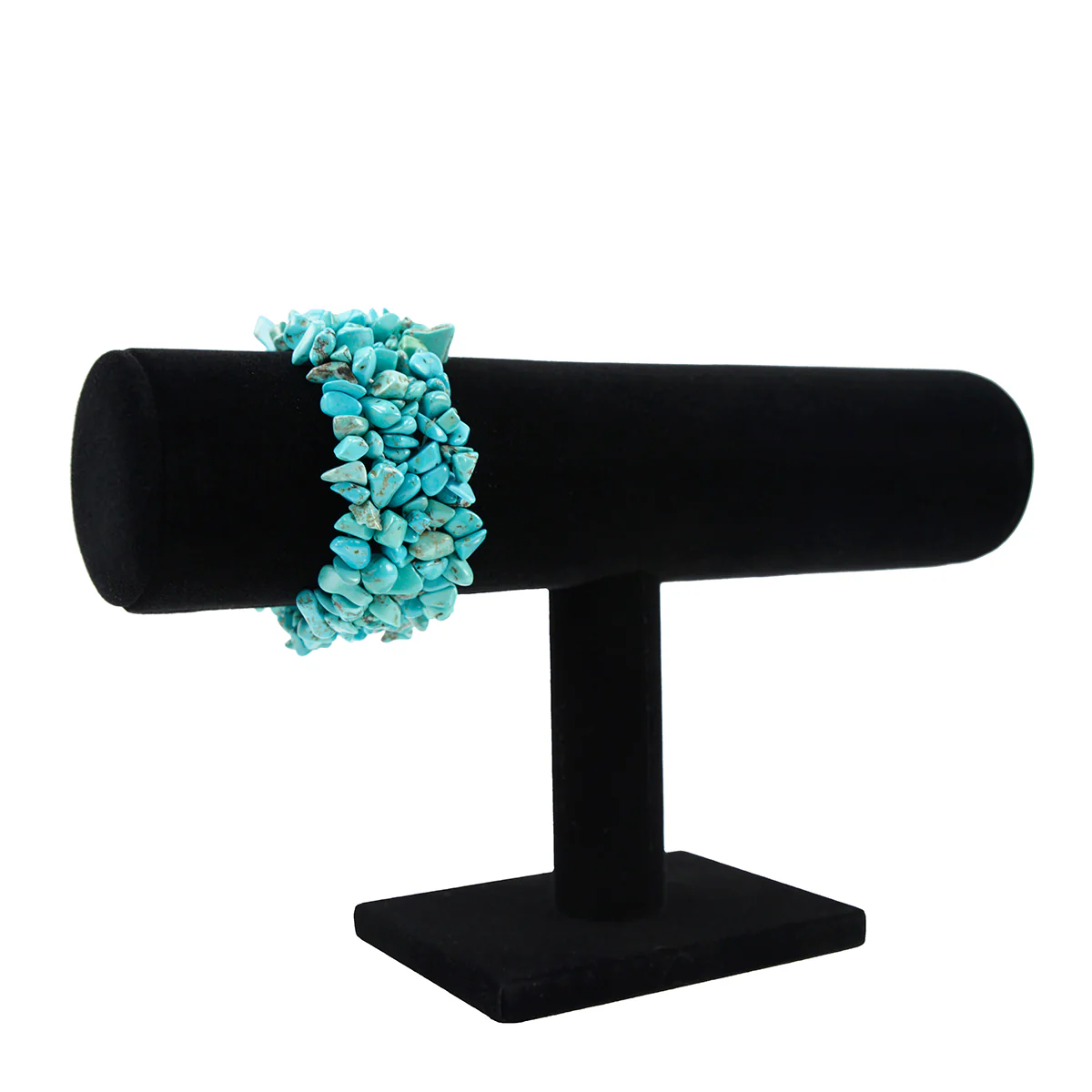 Natural Turquoise Gemstone Bead Fashion Bracelet Reiki Chakra Heal Stone Jewelry - Image 2