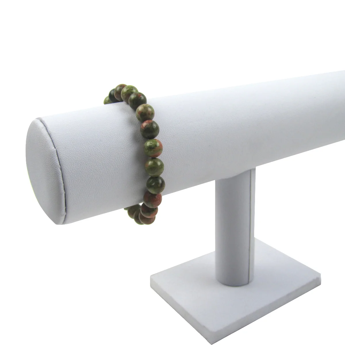 Natural Unakite Jasper Gemstone Beaded Chakra Bracelet Heal Reiki Stone Jewelry - Image 3
