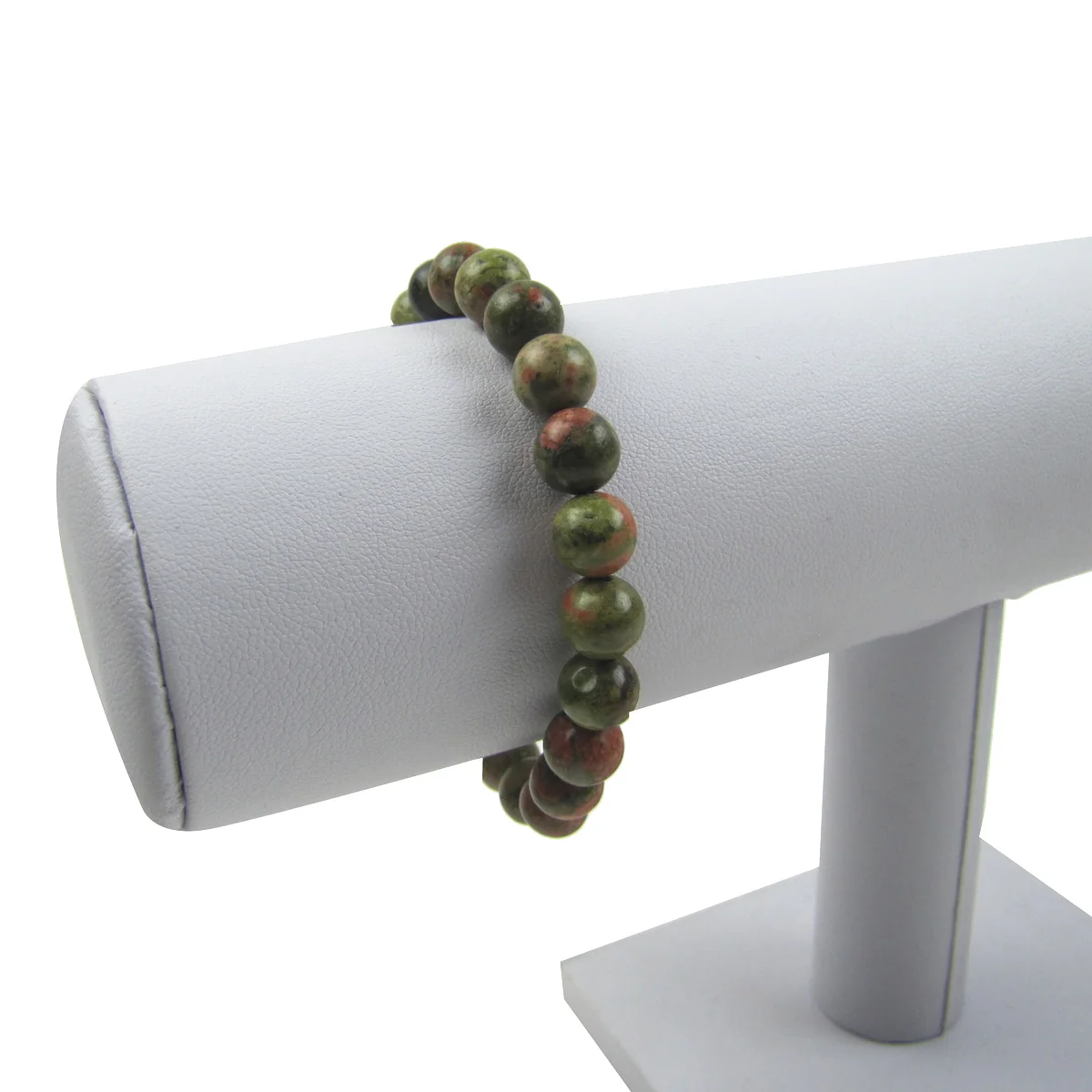Natural Unakite Jasper Gemstone Beaded Chakra Bracelet Heal Reiki Stone Jewelry - Image 4