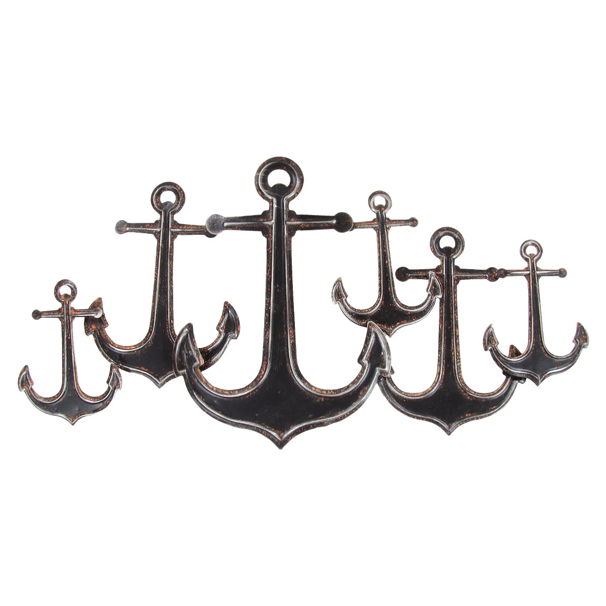 Nautical Metal Anchors 3D Wall Art - Image 2