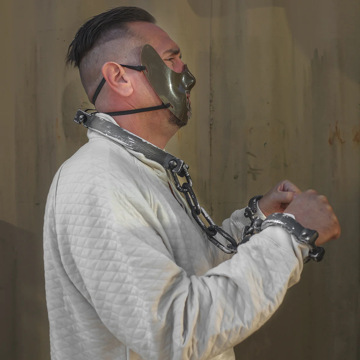 Neck Wrist Shackle Prison Chains Handcuff Restraints Halloween Costume Accessory - Image 4