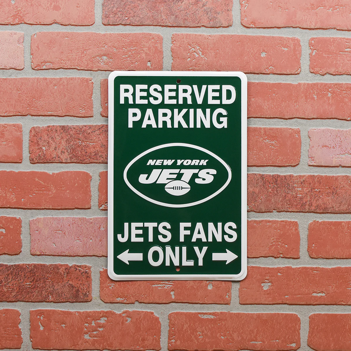 New York Jets Fans Only Parking Metal Sign NY Game Room Man Cave Garage Wall Decor - Image 2