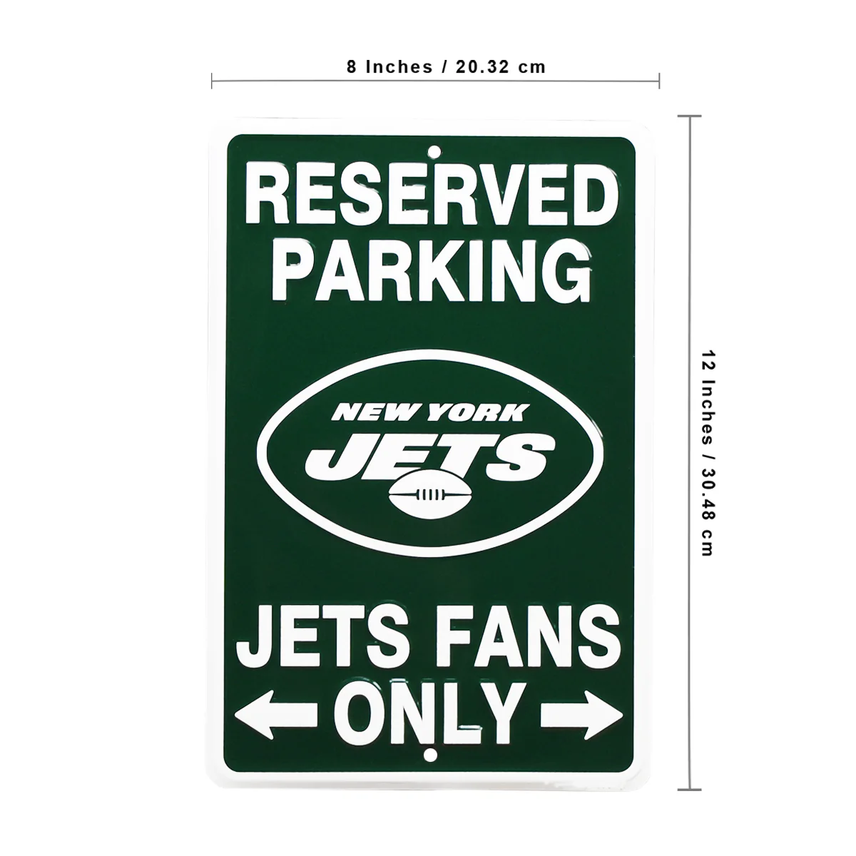 New York Jets Fans Only Parking Metal Sign NY Game Room Man Cave Garage Wall Decor - Image 3