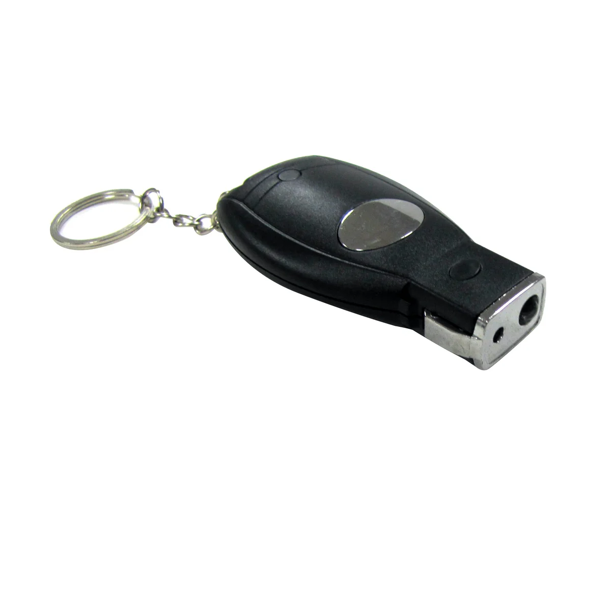 Novelty Car Keyring Shock Key Ring Fob Practical Joke Flashlight Gag Gift Prank