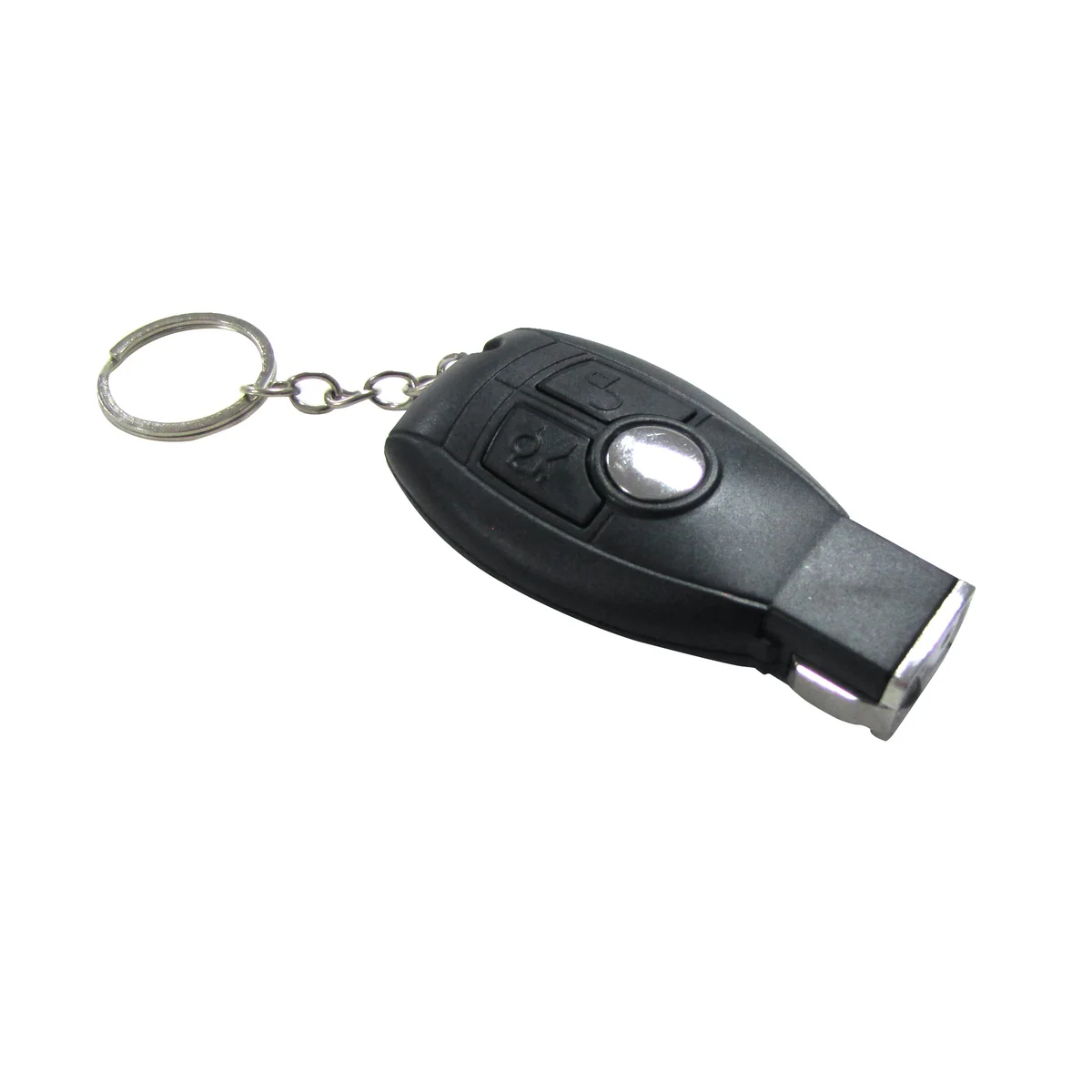 Novelty Car Keyring Shock Key Ring Fob Practical Joke Flashlight Gag Gift Prank - Image 3