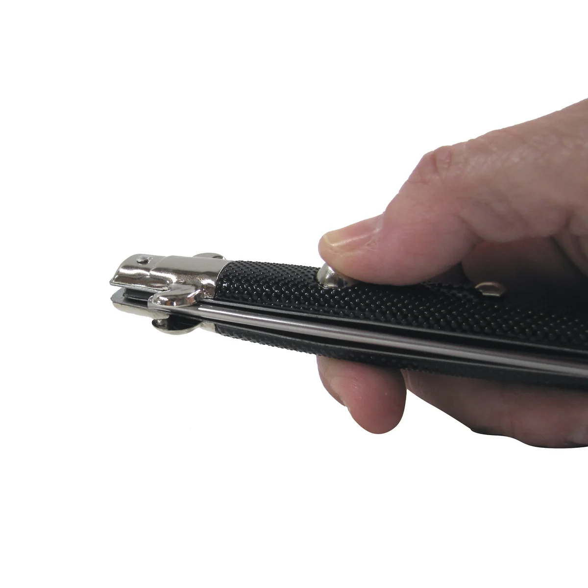 Novelty Fold Switchblade Switch Blade Push Button Pocket Travel Knife Hair Comb - Image 3