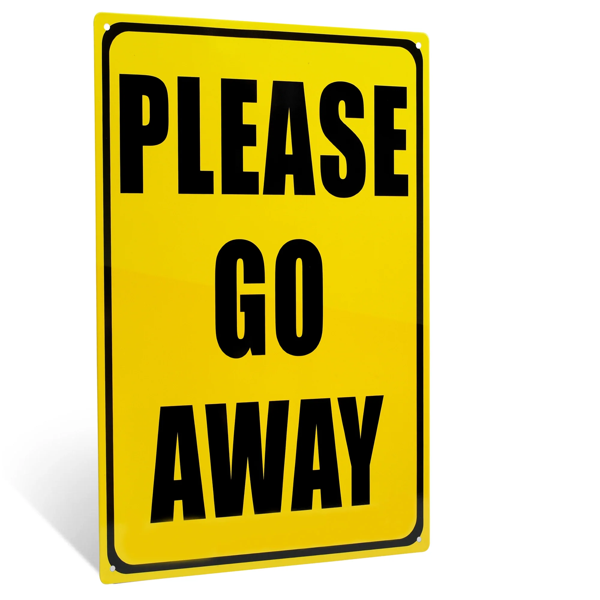 Bedroom Door Sign Please Go Away Teen Room Decor Metal Wall Art Cool Gifts Teens