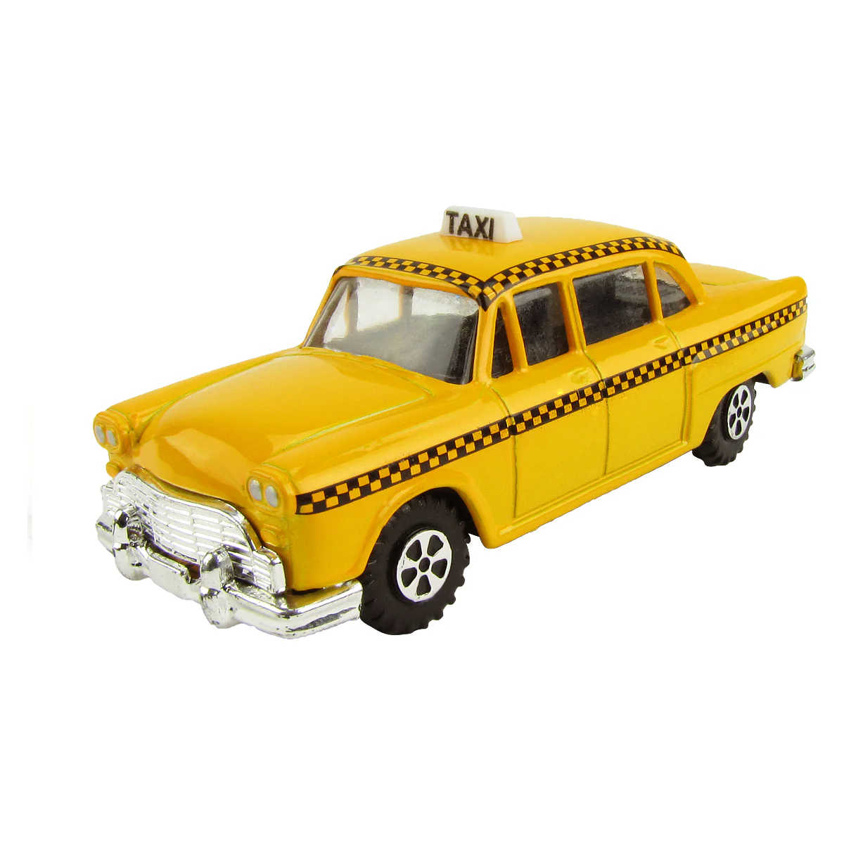 O Scale Miniature Checker Taxi Cab Model Train Accessory Features: - Image 2