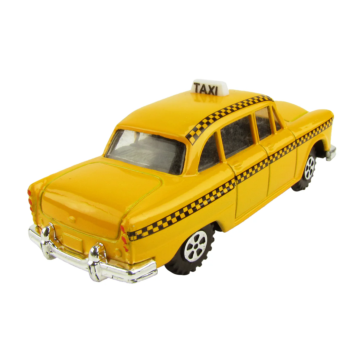 O Scale Miniature Checker Taxi Cab Model Train Accessory Features: - Image 4