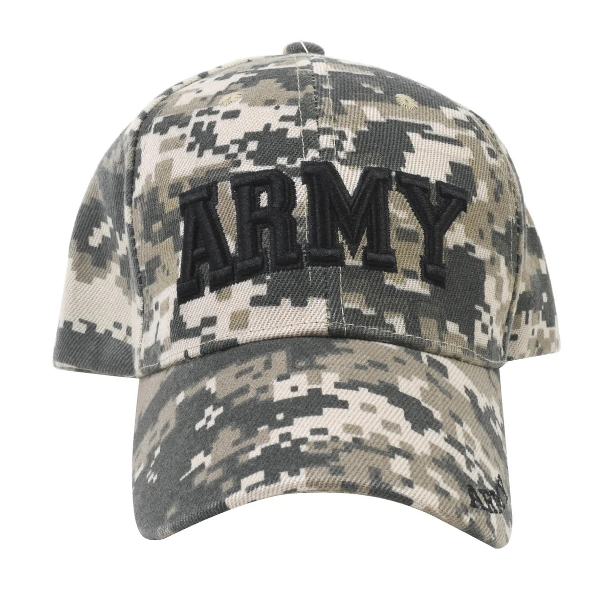 Officially Licensed Camo US Army Baseball Hat Embroidered Military Veteran Cap