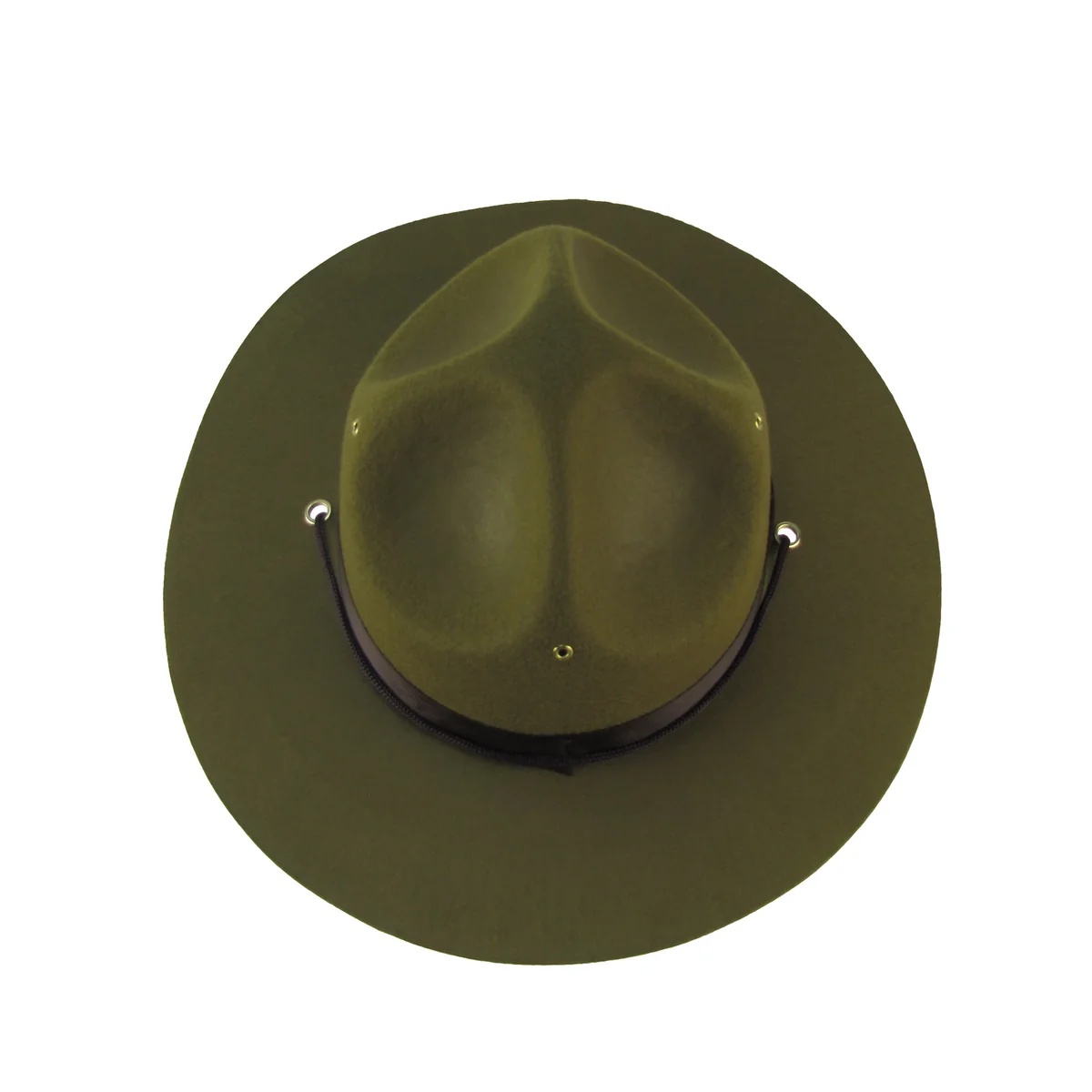 Olive Green Park Forest Ranger Hat Outdoor Cap Adult Trooper Costume Accessory - Image 4