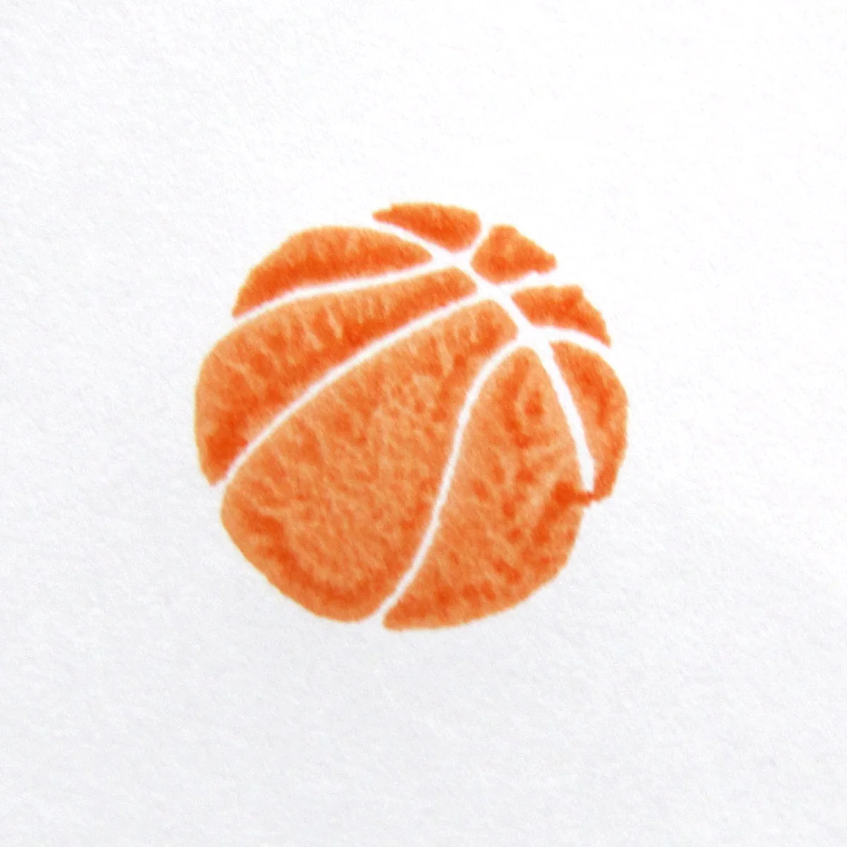 Orange Basketball Bingo Dauber Bright Sports Ball Dot Art Dabber Vibrant Marker - Image 3
