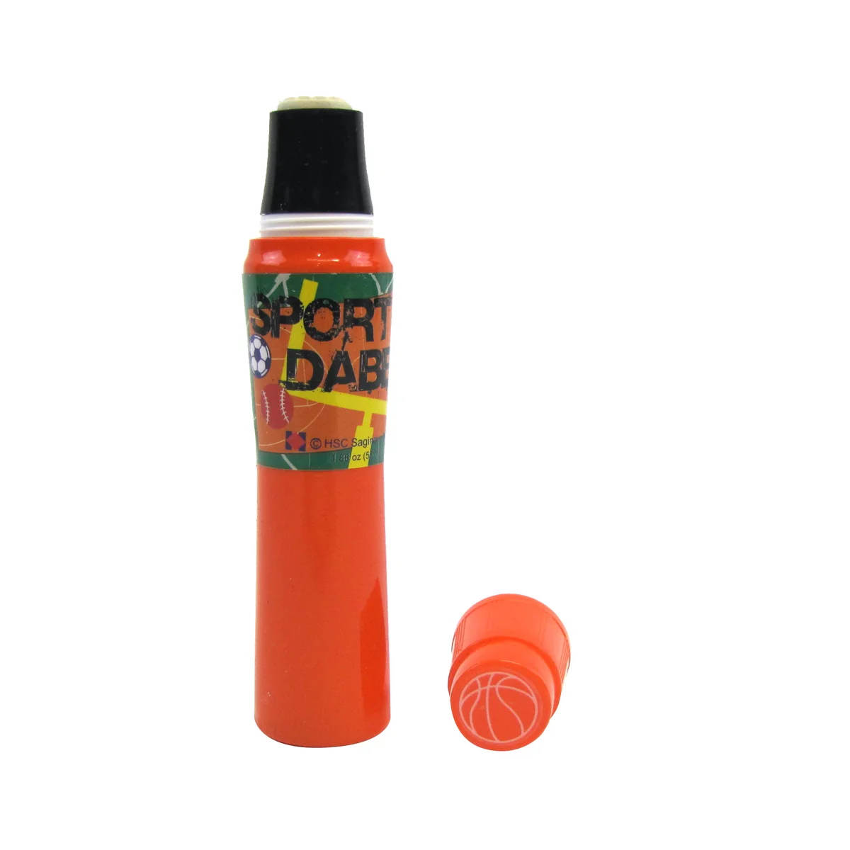 Orange Basketball Bingo Dauber Bright Sports Ball Dot Art Dabber Vibrant Marker - Image 4
