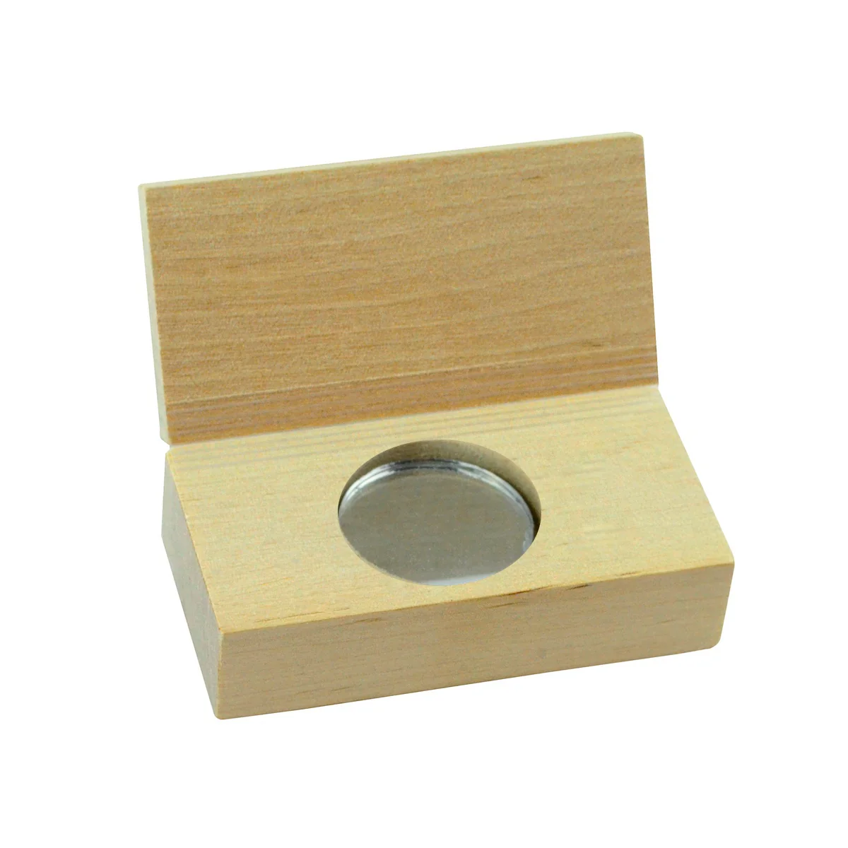 Original Selfie Handheld Wood Box & Mirror Gag Gift - Image 2