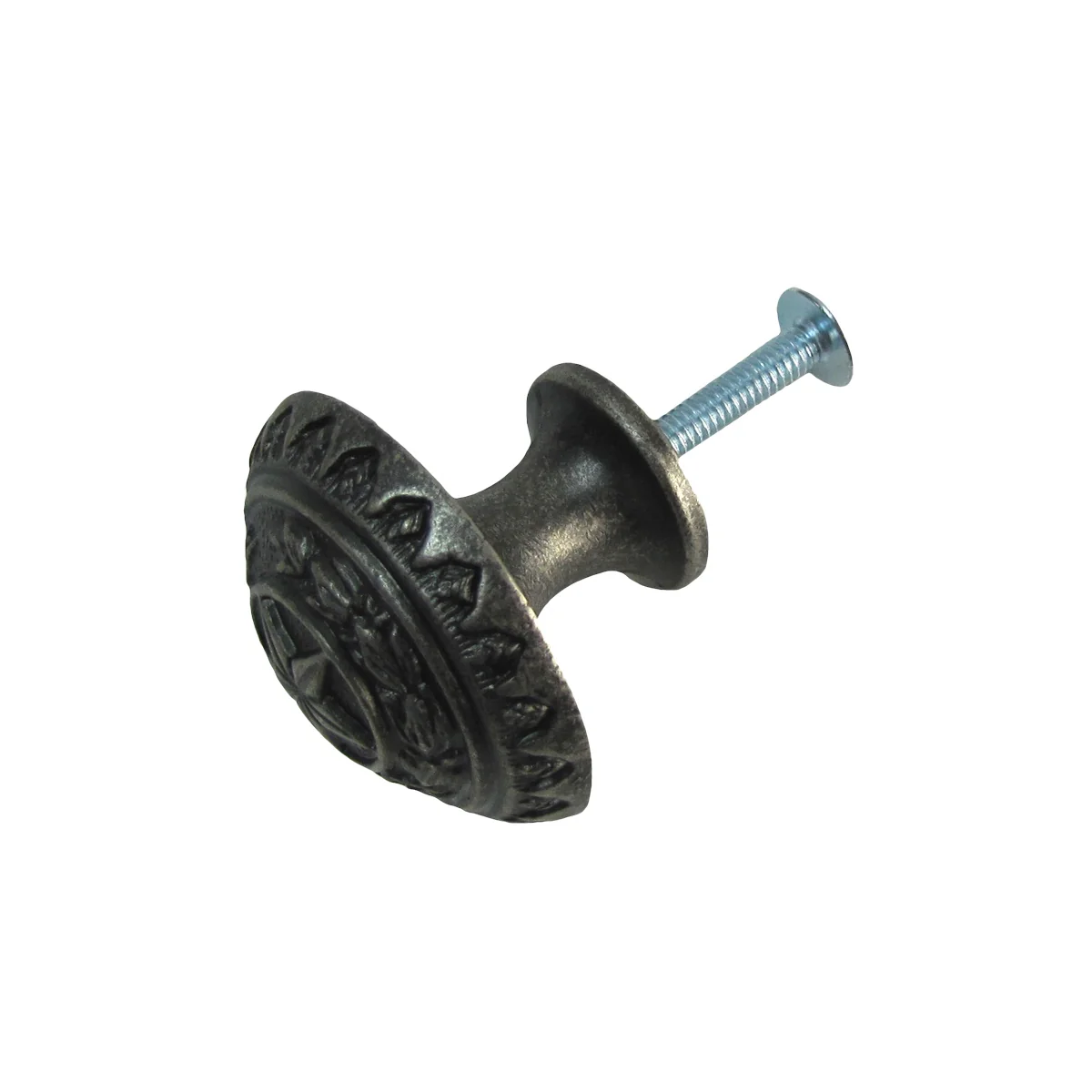 Pewter Texas Seal Kitchen Drawer Pull Screw Vanity Knob Cabinet Dresser Hardware - Image 3