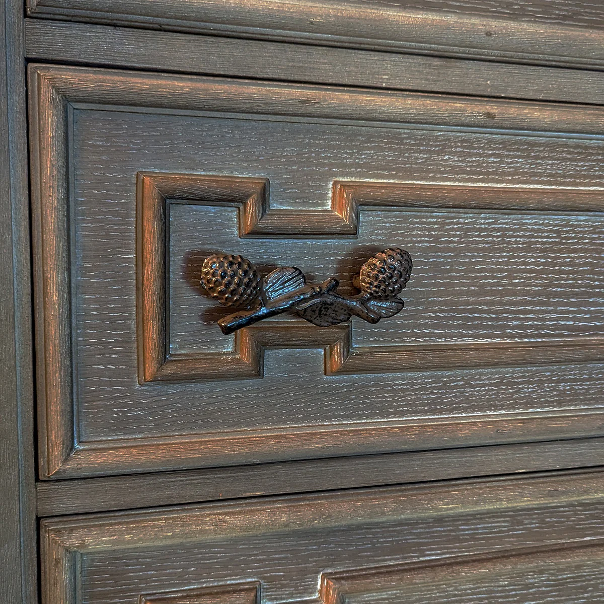 Pinecone Dresser Drawer Pull Handle Kitchen Cabinet Hardware Rustic Home Decor - Image 4