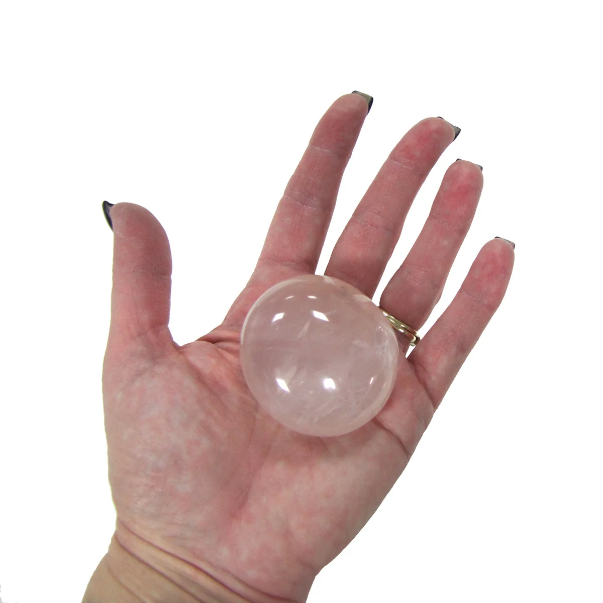 Pink Crystal Rose Quartz Stone Reiki Chakra Healing Rock Negative Energy Balance - Image 2