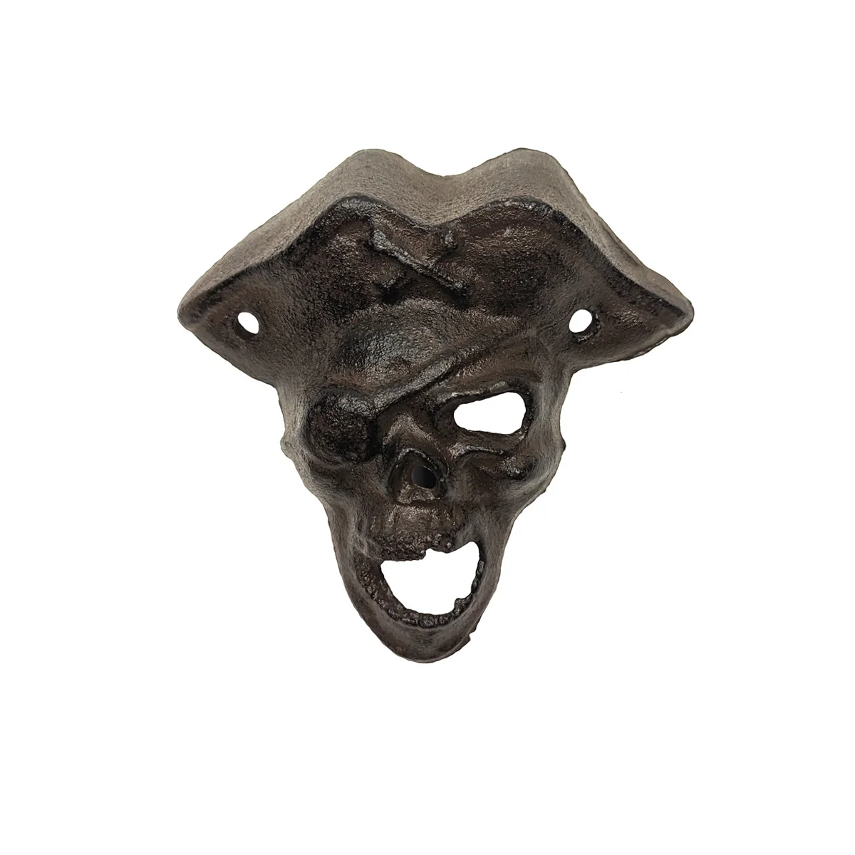Pirate Skull Wall Mount Bottle Opener Beer Soda Top Haunted House Home Bar Decor