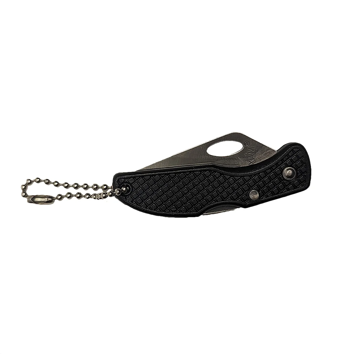 Pocket Knife Folding Self Defense Keychain Serrated Blade Key Ring Camping Gift