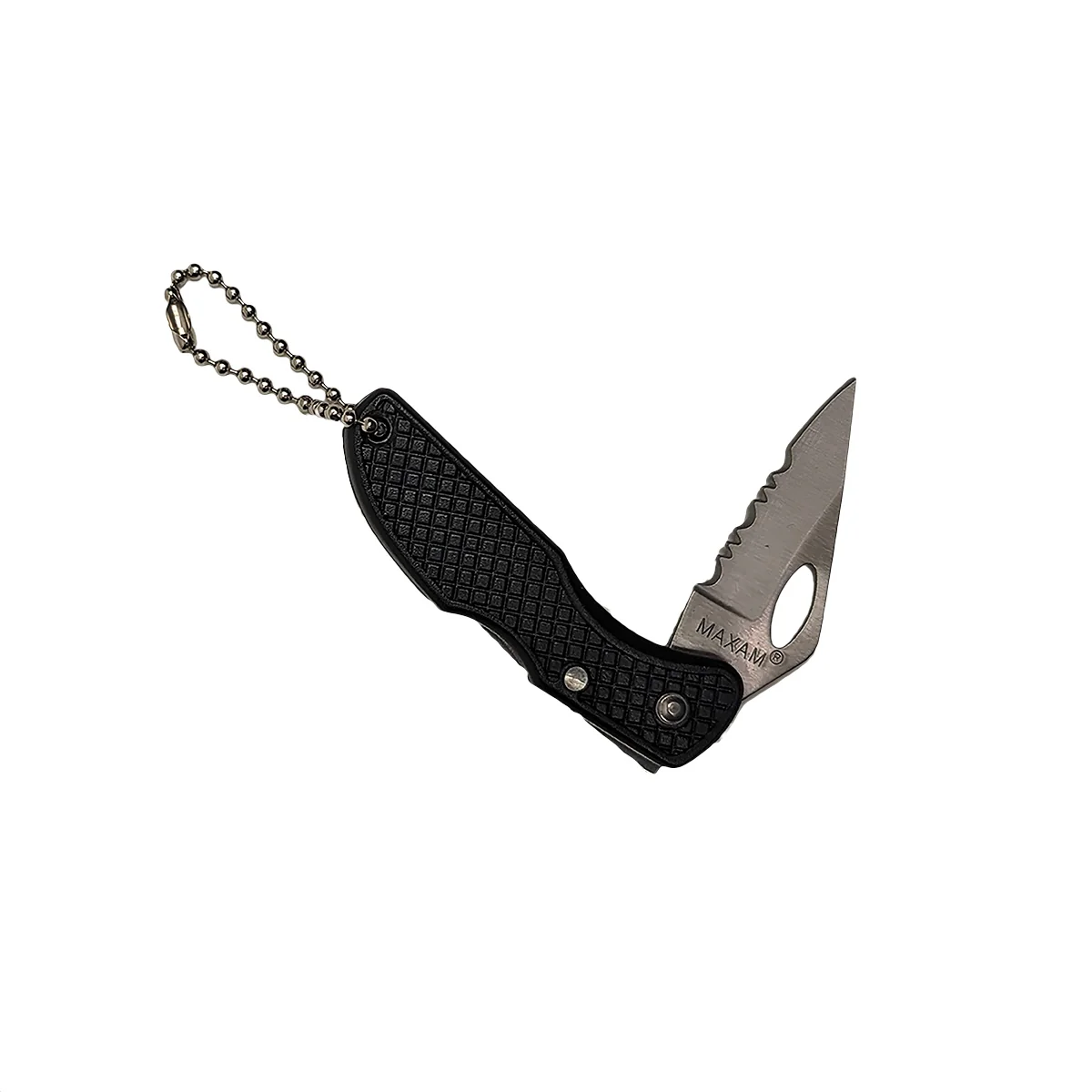 Pocket Knife Folding Self Defense Keychain Serrated Blade Key Ring Camping Gift - Image 2