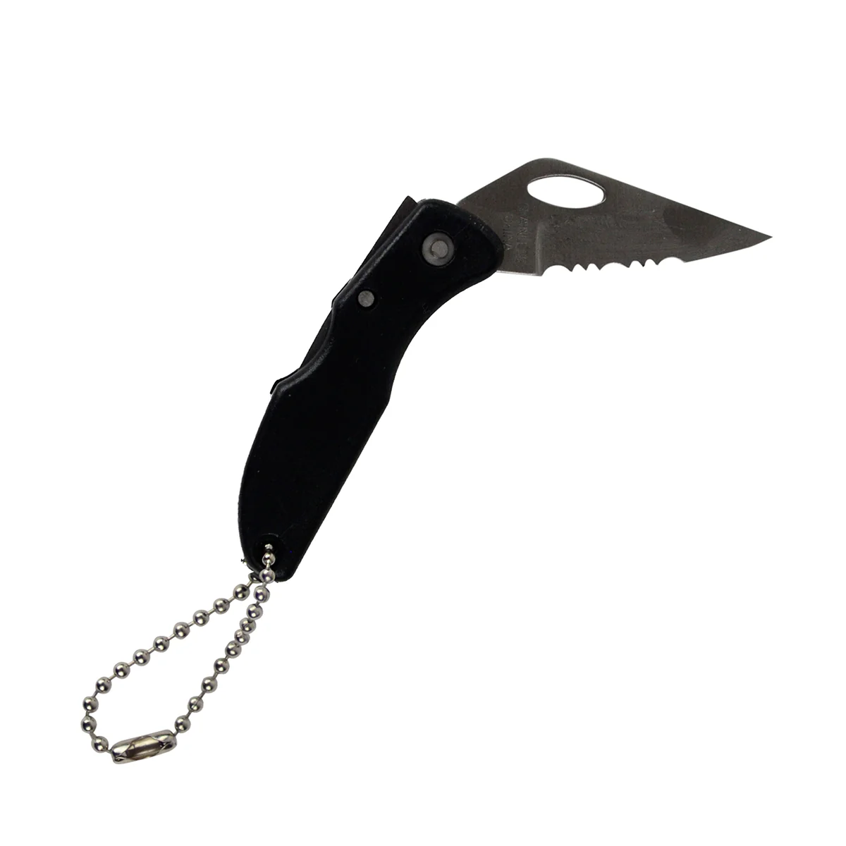 Pocket Knife Folding Self Defense Keychain Serrated Blade Key Ring Camping Gift - Image 6
