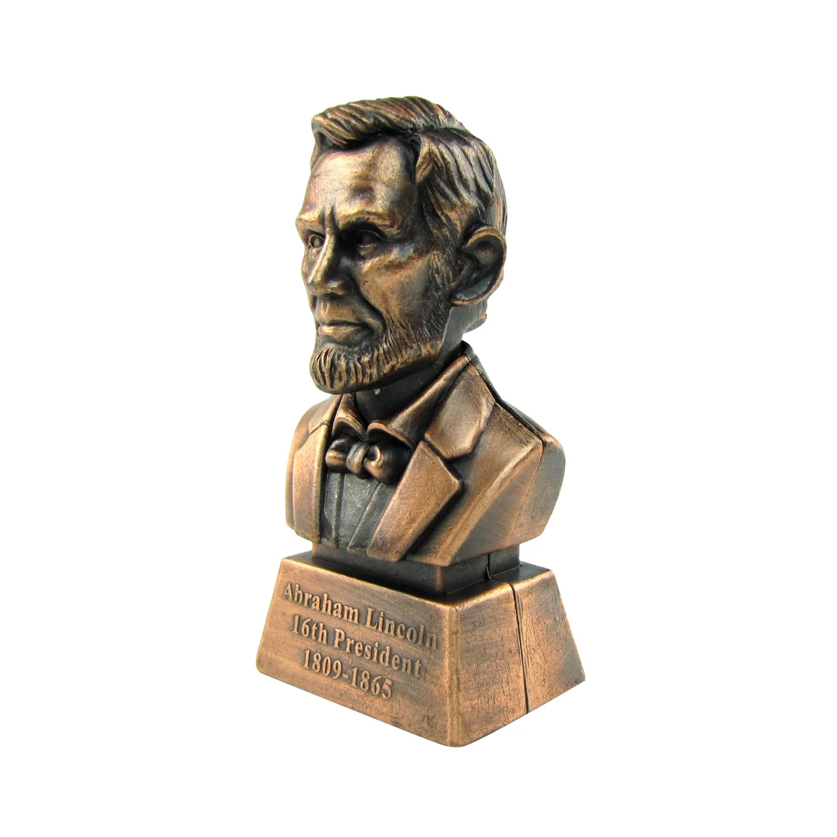 President Abraham Lincoln Die Cast Bust Pencil Sharpener - Image 2