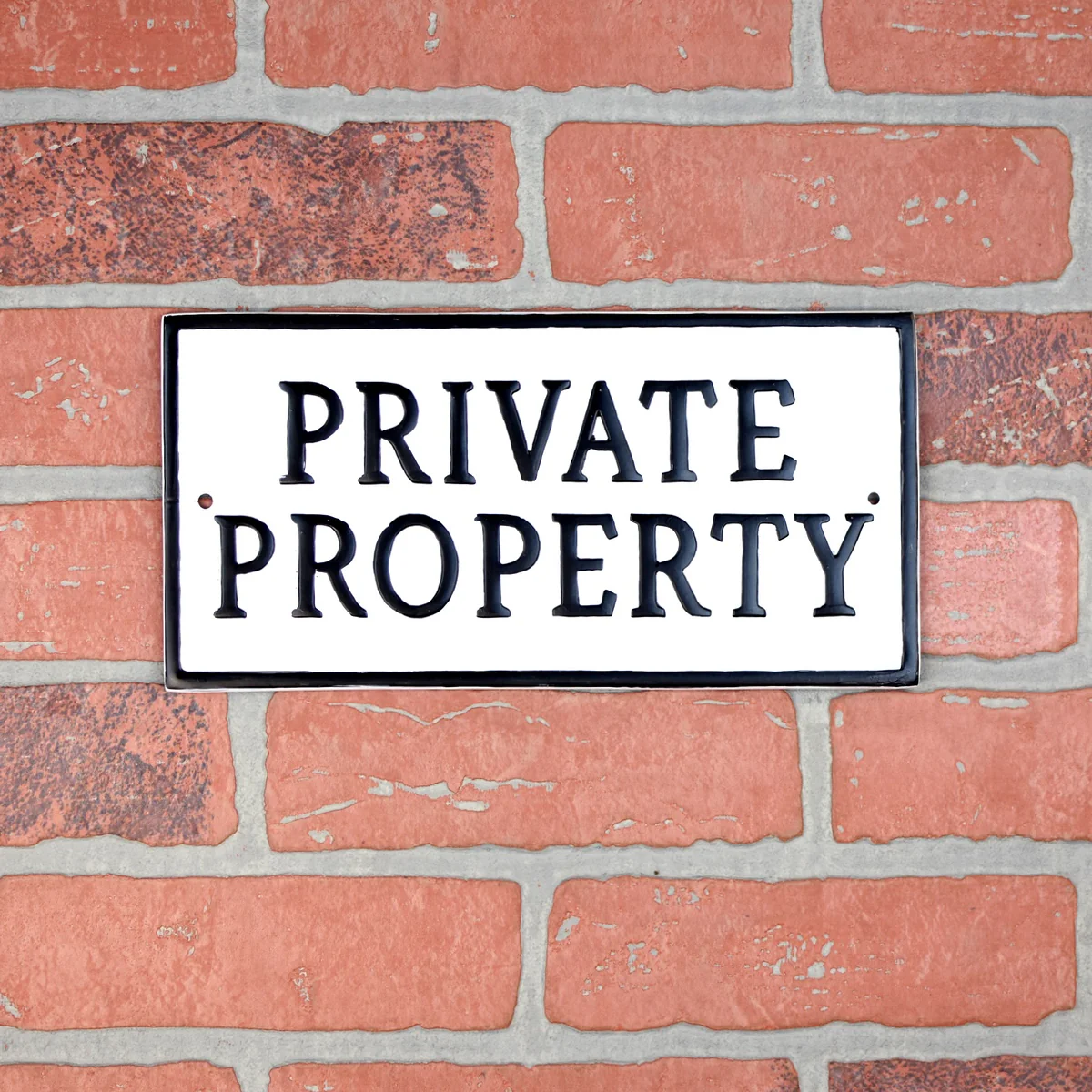 Private Property Gate Fence Wall Sign Front Porch Door Plaque Yard Home Decor - Image 2