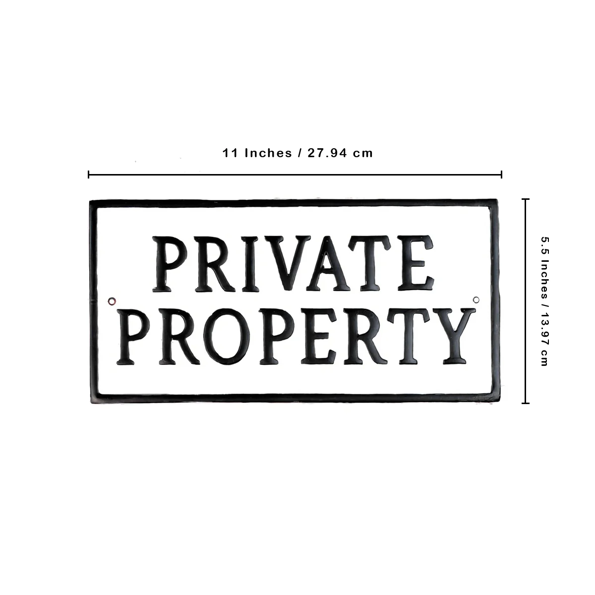 Private Property Gate Fence Wall Sign Front Porch Door Plaque Yard Home Decor - Image 3