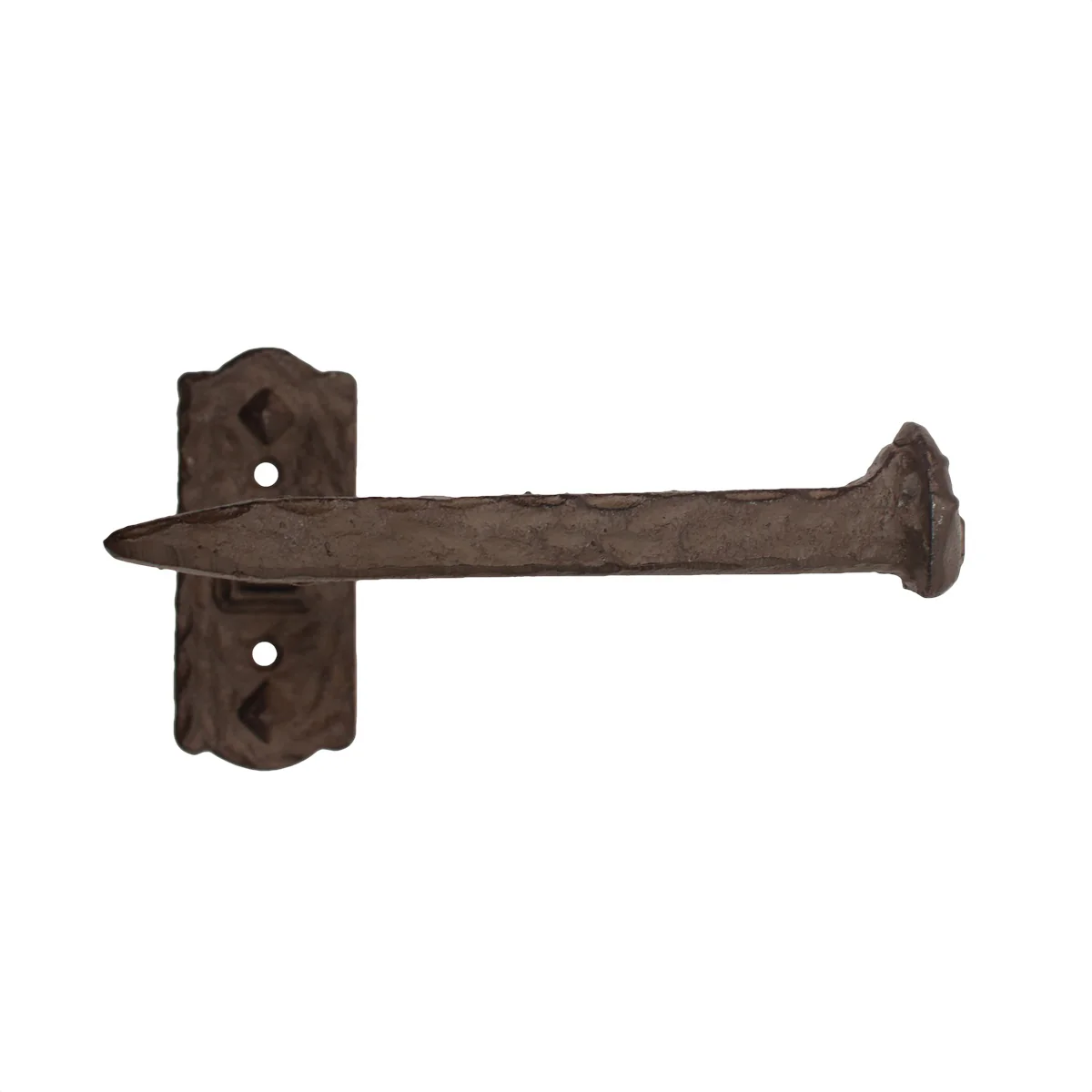 Railroad Spike TP Holder Toilet Paper Roll Hanger Train Room Bathroom Home Decor - Image 2