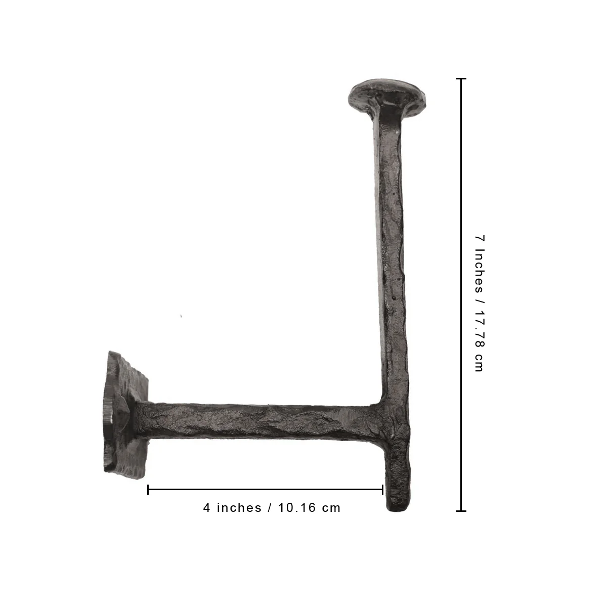 Railroad Spike TP Holder Toilet Paper Roll Hanger Train Room Bathroom Home Decor - Image 3