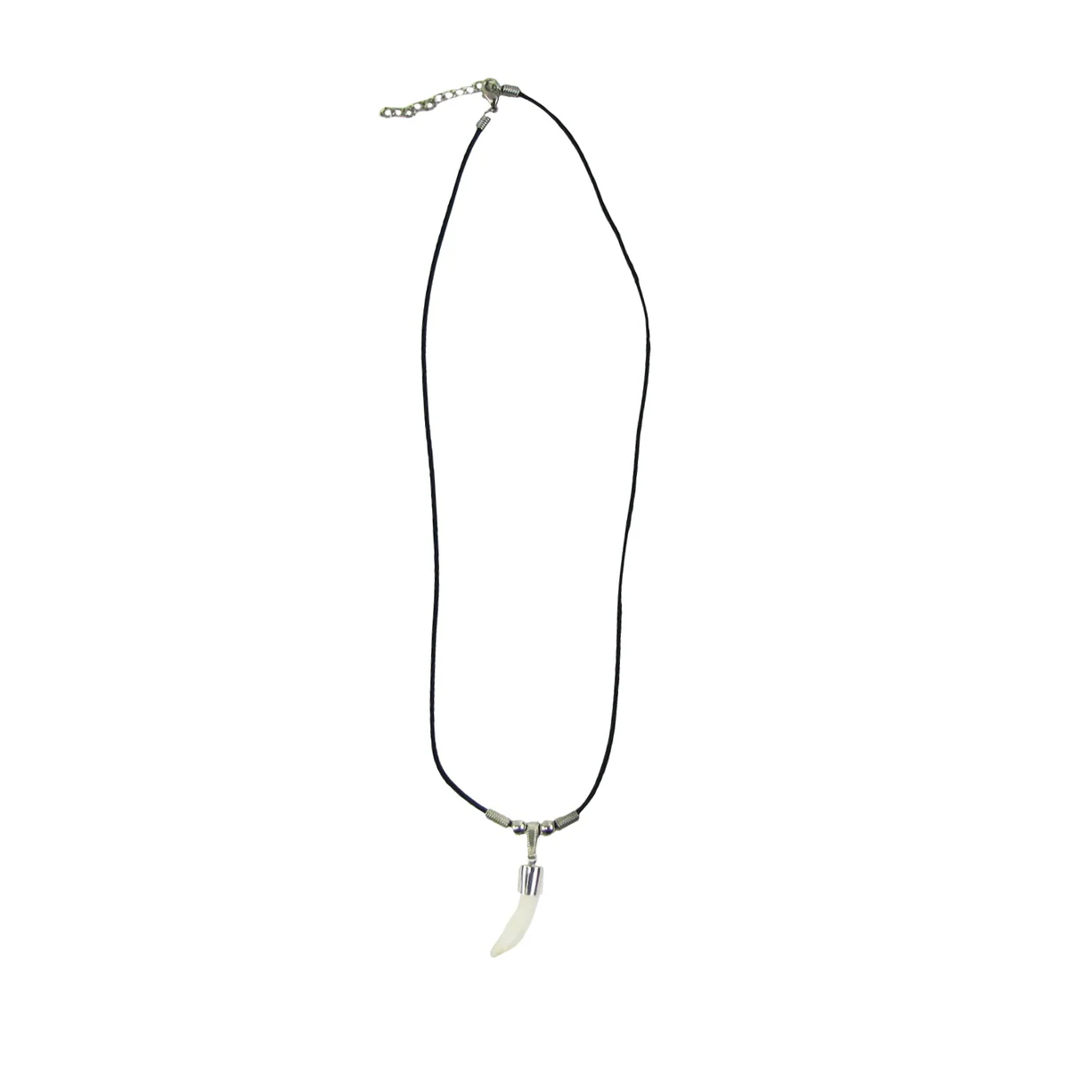 Real Alligator Tooth Necklace Gator Teeth Fashion Chain Tribal Jewelry Pendant