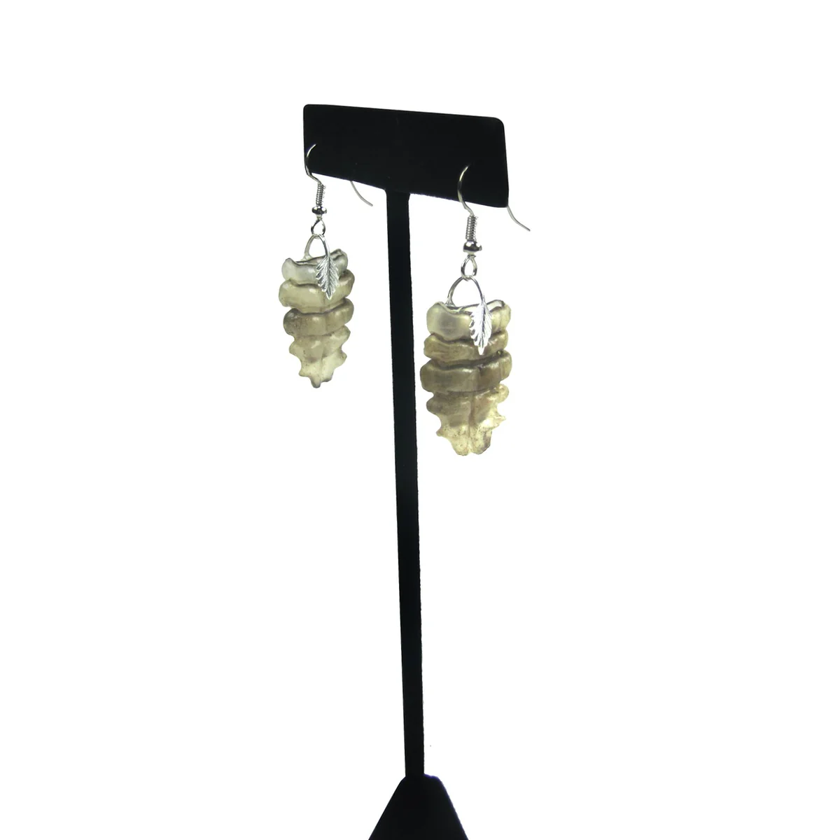 Real Rattlesnake Tail Drop Earring Set Genuine Snake Tribal Jewelry Fashion Gift - Image 2