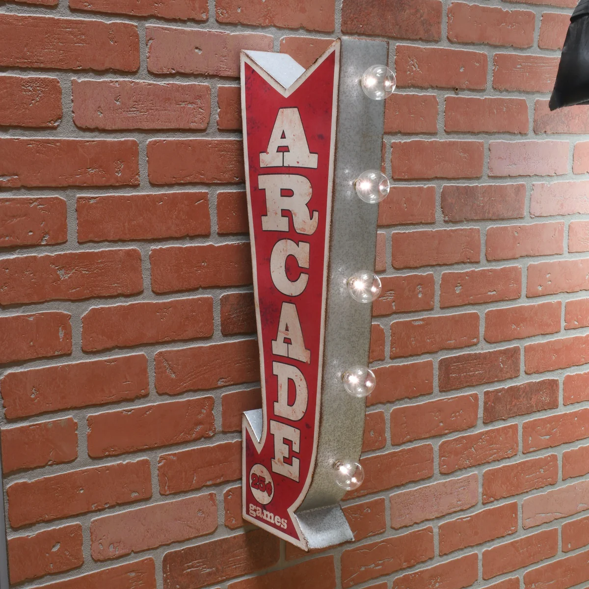 Retro 3D LED Arcade Marquee Arrow Sign Bar Pub Man Cave Decor Game Room Wall Art - Image 7