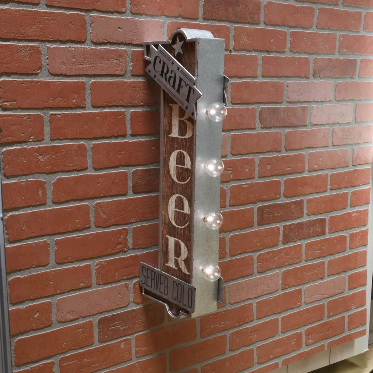Retro 3D LED Cold Craft Beer Marquee Sign Man Cave Garage Decor Bar Pub Wall Art - Image 8