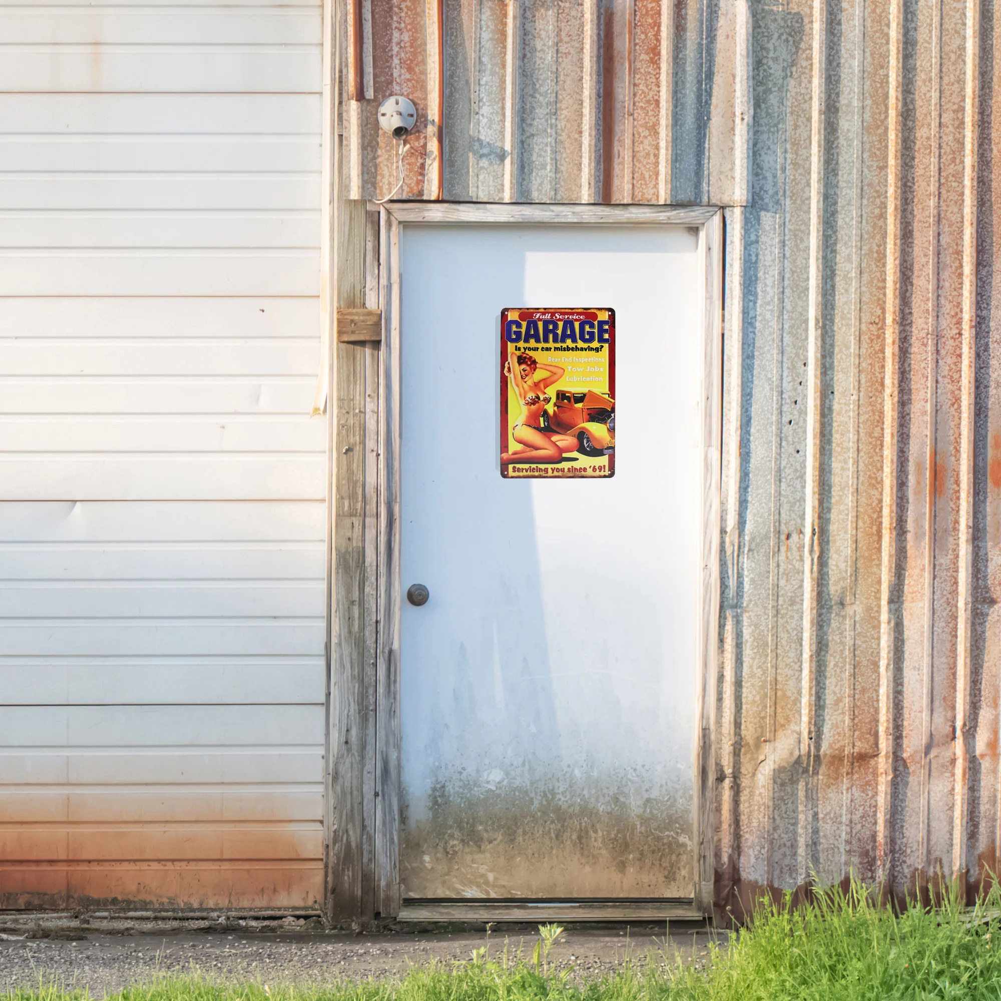 Metal Full Service Garage Sign Man Cave Vintage Car Wall Decor, Cool Gifts Men - Image 8