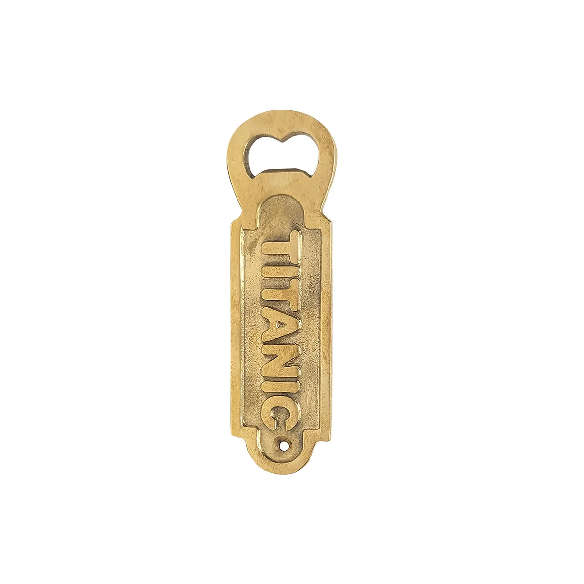 RMS Titanic Brass Bottle Cap Opener Beer Soda Pop Top Tavern Pub Home Bar Decor - Image 2